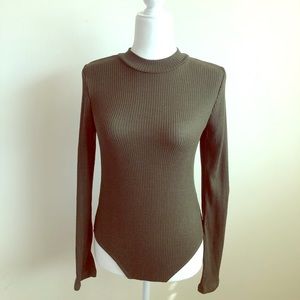 Olive Green Bodysuit